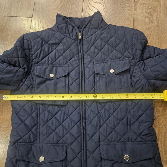 Women's Quilted Blue Jacket - Picture 14 of 14